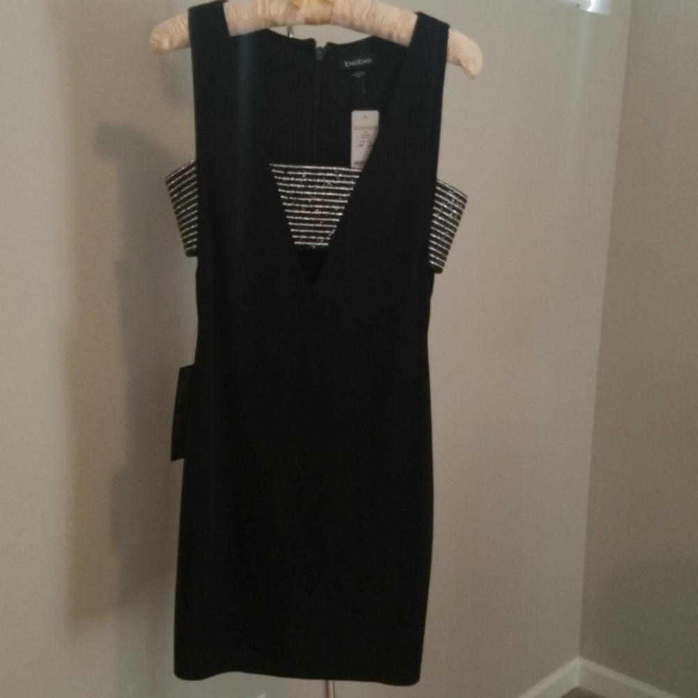 Bebe black cocktail dress